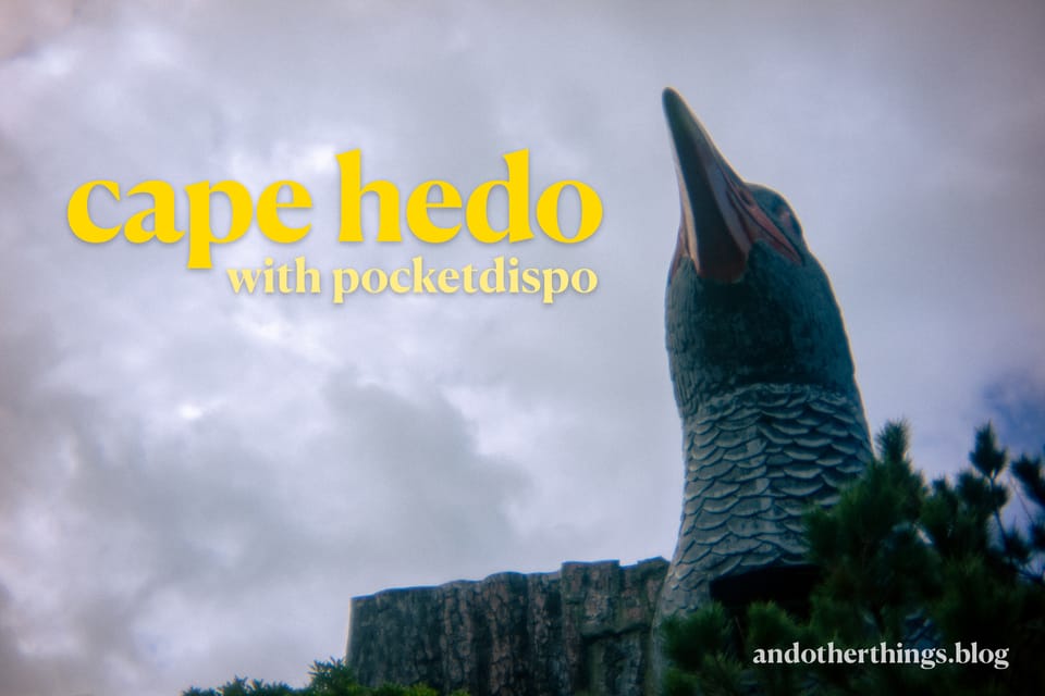 Cape Hedo, Okinawa, Japan with Pocket Dispo on Canon M100